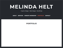 Tablet Screenshot of melindahelt.com